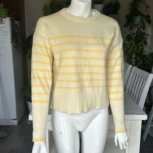 Philosophy, Republic, clothing, lemon 2 yellow tone, ribbed knit sweater